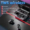 G6 TWS 5.1 Écouteurs Casque Bluetooth Sports Écouteurs sans fil Microphone IPX7 Imperméable à LED Display Crochet Crochet Pourse Premium avec étui de charge