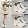 Сапоги Women Girl Martin Snow Boots Корейский британский стиль Женщина кожаные кроссовки повседневные женские ботинки тренд 2108049696300