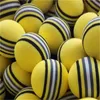50 teile/beutel Eva Farbe Kinder Feste Schwamm Spielzeug Bälle Juvenile Indoor Golf Regenbogen Praxis Ball Training