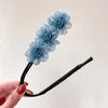 Kobieta Kwiatowy Włosy Maker Narzędzie Dziewczyny Francuski Twist Ponytail Włosy Stylizacja Klipsy Akcesoria Do Włosów Elastyczna Hairband Ornament