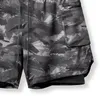 Running Shorts Workout Koszykówka Sportowa Jogging Sport Krótki Spodnie Mężczyzna 2021 Mężczyźni 2 w 1 Siłownia Sport Man Camouflage