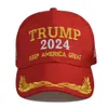 Party Ball Cap Cap Trump 2024 Hats Bifen Летние Чистые пиковые колпачки США Президентские выборы Бейсбол промытый хлопок Sun Hat HH21-428