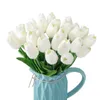 NOVITÀ Tulipani alla moda PU Latex Tulip Fiori artificiali per la cerimonia nuziale Festa a casa Festa Decorazione Ornamento RRB12442