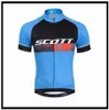 Scott Team Cycling Krótkie Rękawy Jersey Męskie Lato Oddychająca Odzież Bike MTB Szybki Dry 96