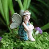 Set van 6 Miniature Garden Fairies Figurines Resin Mini Fairy Statue figuur Fairy tuinornamenten Decoraties Accessoires 210.811