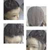 Pelucas sintéticas 26 pulgadas 180 densidad negra larga larga peluca frontal de encaje rizado para mujeres con cabello para bebés diariamente fibra de fibra sin gluio49881838227610