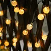 Stringa di lampada solare Stringhe di LED Stringhe di luci solari Alimentazione a due funzioni Ghirlande Giardino Decorazioni natalizie Luce per esterni