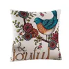 Pour cartographier la voiture personnalisée lombaire moderne fleur et oiseau canapé oreiller housse de coussin coussin/décoratif