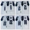 Ncaa Vintage 75th Retro College Football Jerseys Ed Белый Синий Джерси 002