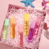 Transparent Fruit Nutritious Lip Gloss Lipgloss Natural Color Change Jelly Liquid Lipstick Moisturizing Lip Gloss Cute Lip Oil2837203