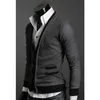 Zogaa Plus Size Mens Cardigan Sweater Fashion Simple Design Brand Sweaters Long Sleeve Fake Pocket Casual Knitted Coat Y0907