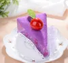 Party Favor Lovely Cake Shape Towel Cotton Microfiber Baby Face Shower Valentine's Day Wedding Birthday Gift 20*20cm SN3237