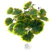 Dekorative Blumenkränze, 6 Gabeln, 36 cm, grüner Rettich, künstliche Hängepflanze, Wanddekoration, Balkon, Blumenkorb, Zubehör