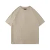 Designer Tide camisetas letra de tórax laminada de borracha curta de manga curta