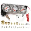 Universal 2.27Inch Gauge Water Temp Spänning Volt Oljetryck Komplett Set w / Panel