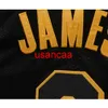 Herren 2021 neue Herren LeBron James 6 Rundhalsausschnitt Schlangenhaut schwarz gold Basketballtrikots Trikot S,M,L,XL,XXL
