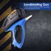 Gravity Type Blasting Spray Paint Gun Sandblaster Spray Tools Sandblasting Gun Dedicated to All Kinds of Light Small Metals 210719