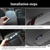 Luci decorative portatili multicolori per auto ricaricabili tramite USB per lampada ambientale automatica