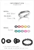 Runda pärlor 10 Färg 21 cm Armband för kvinnor Smycken Hårdgummi X Armband Mode Hip Hop Style Presenter