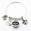 Charms DIY US Team American Football Conference East Buffalo Swing DIY Woven Bracelet Bracelet Sports Jewelry Accessory8789540