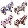 Cachorro Hoodie Casaco de Natal Casaco De Cão De Cão Quente Outono Inverno Pet Roupas Coral Veludo Integrado Pijama Para Cães Pequenos Cachorrinho Jumpsuit Schnauzer 12 Cor Atacado A186