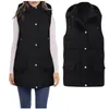 Women's Vests 2022 Winter Coats Women ParkasHooded Warm Long Vest Coat Jacket Female Cotton Padded Parka Feminina Chalecos Plus Size Stra22