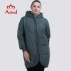 Kış Ceket Kadınlar Fermuar Kapşonlu Artı Boyutu Kadın Ceket Sonbahar 5XL Giysi Katı Sıcak Parka Giyim AM-2075 210910