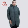 jaqueta de inverno mulheres zíper com capuz plus size casaco feminino outono 5xl roupas sólidas parka aquecida am-2075 210910