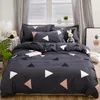 Duvet Cover Geomtric Bedding Set Simple Floral Bedclothes 150 Single Double Queen King Nordic Duver Cover Bed Linens Sheet