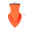 Triangle Bandana visage foulards suspendus oreille Tube écharpe glace soie cyclisme cou guêtre couverture lisse respirant bandeau hommes femmes