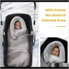 Bags Nursery Bedding Baby Kids Maternity Drop Delivery 2021 Baby Sleeping Bag Winter Warm For Born Thicken Stroller Sleepsacks Infant Windpro
