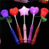 LED Glow Stick Light Up Rice Particed Spring Star Rose Shaking Glow Stick per i giocattoli della decorazione di nozze del partito