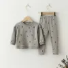 Enfants Vêtements Ensembles Sweat Tops + Pantalon Printemps Toddler Garçons Filles Vêtements Survêtement Bébé Pyjamas Enfants 211025