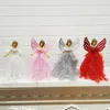 Oggetti decorativi Figurine Natale Appeso Angelo Ragazza Bambola Ciondolo Festa di Nozze Casa Albero di Natale Decor