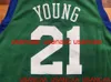 Stitched Thaddeus Young Swingman St. Patric's Day Green Jersey Custom Men Women Youth Basketball Jersey XS-5XL 6XL