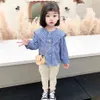 Mädchen Bluse Plaid Muster Kinder Bluse Für Mädchen Casual Blusen Kinder Für Mädchen Frühling Herbst Kleinkind Kleidung Für Mädchen 210412