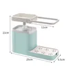 Dispenser automatico di sapone per pressa da cucina Scaffale portaoggetti per cucina Scaffale organizer per accessori 211112