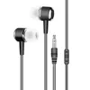 Universal 1.2m bekabelde in-ear oordopjes muziek oortelefoons 3.5mm plug stereo hoofdtelefoon voor telefoon pc laptop tablet mp3.
