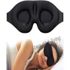 3D Slaapmasker blok uit licht zachte gewatteerde slaapmaskers ogen Slaapmasker oogschaduw blinddoek AID Face Masker Eyepatch ZXFEB1750258W9555708