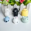 10 pezzi Squishy a lenta crescita Jumbo Toy Animals Cute Kawaii Spremere Cartoon Toys Mini Squishies lento aumento giocattolo 1054 V24011747