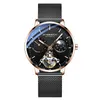 New Dita Men's Watch Hollow Vibrato 41mm Automatic Mechanical Movement All Stainless Steel Sapphire Glass Waterproof