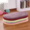 Carpets Oval Berber Fleece Carpet Ellipse Shape Soft Rugs Living Room Area Decor Door Bedroom Floor Rug Slip Resistant Mats