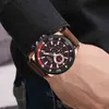 Orologi da uomo CURREN Orologi sportivi di moda Orologio da polso al quarzo con cinturino in pelle da uomo Orologio cronografo militare maschile Relogio Masculino 210517