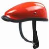 TT&CO Style Black Fiberglass Shell Berets Vintage Motorcycle Helmet Light Weight Half Face Helmet Motorbike Moto Helmet Q0630