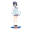 Keychains Anime Zombie Land Saga Figura escultura garçom Tatsumi Koutarou Cosplay Standsing Nikaidou Student Desk Child Toy Stand Card Fier22