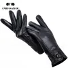 gants de cuir femmes chaudes