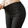 Plus Size Women Pencil Pants Cotton Trousers Pocket Trousers Slim Jeggings Denim Skinny 211006