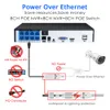 Hiseeu 8CH 4K POE NVR Kit H.265 Sistema di sicurezza CCTV 8MP Telecamera IP POE impermeabile esterna Set di videosorveglianza con registrazione audio