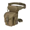 Pochette de taille militaire sac de jambe extérieur 800D Oxford sac tactique militaire étanche pour voyage moto équitation Y1227