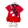 Kinderkleding voor jongenskleding Set Herfst Peuter Baby Jongenskleding HoodiePant 2 stuks Outfit Pak Kinderkleding7588957